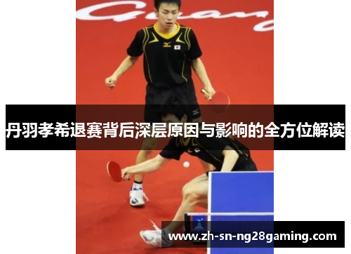 丹羽孝希退赛背后深层原因与影响的全方位解读