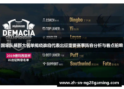 国家队最新大名单揭晓谁将代表出征重要赛事阵容分析与看点前瞻